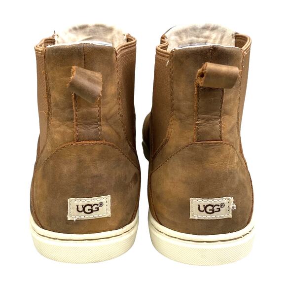 UGG Women’s Hollyn Deco Quilted Brown Slip On Ankle Boots Size US 9 - Picture 6 of 9